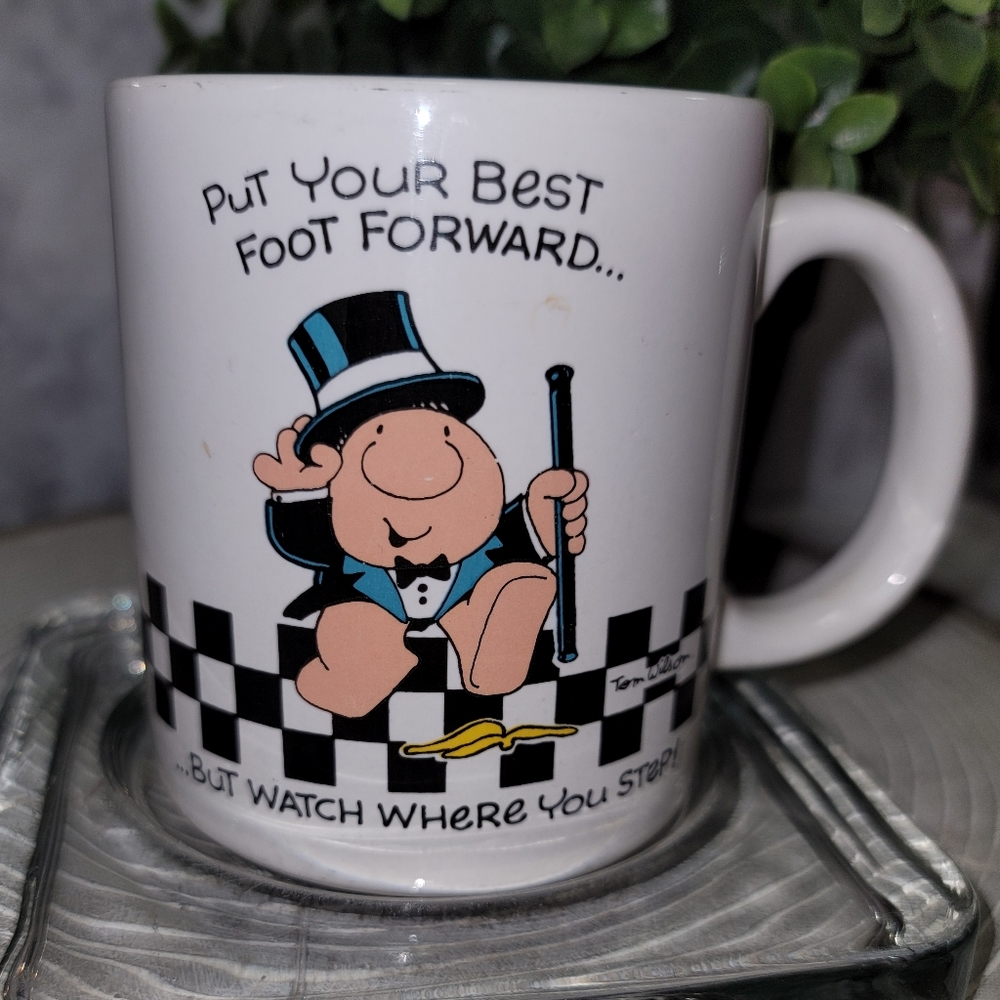 Ziggy "Put your best foot foward" coffee mug